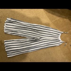 Promesa pant romper NWOT black and white
